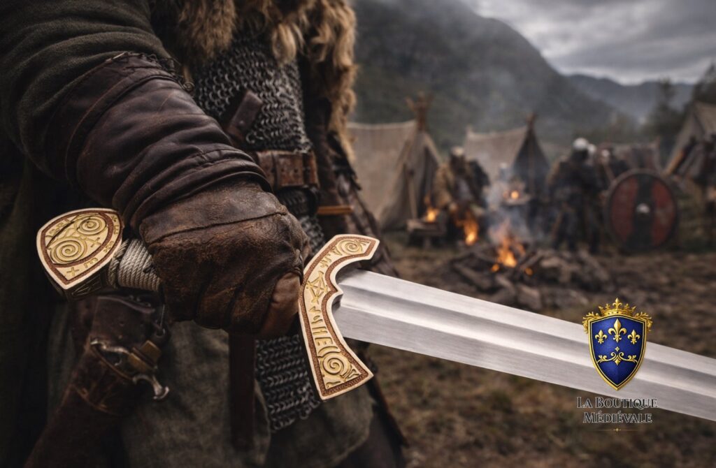 Épée viking de Langeid : histoire, symbolique et réplique fonctionnelle