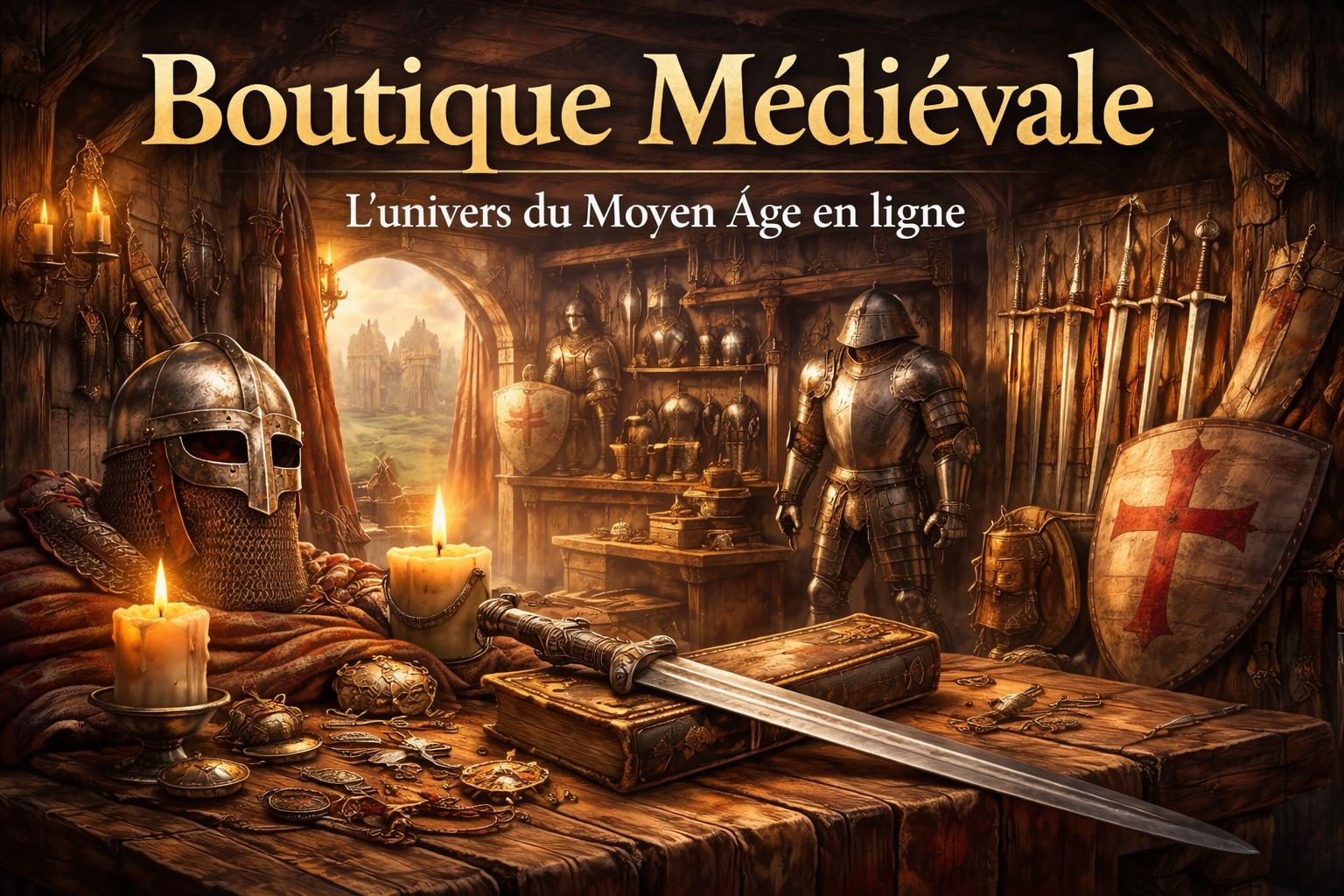Boutique médiévale en ligne et patrimoine du Moyen Âge à Charmont