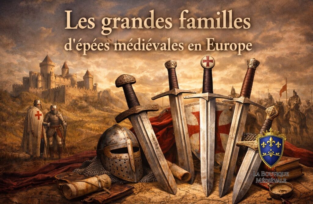 Les grandes familles d’épées médiévales en Europe